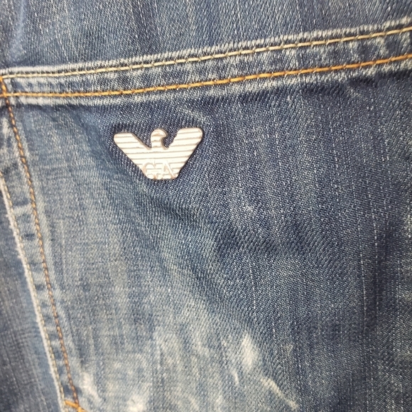 Armani Collezioni Simin T Spa button fly jeans 100% cotton size 36 - Picture 7 of 10